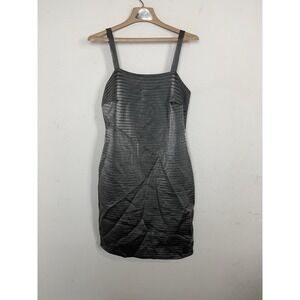 R&M Collection‎ Womens Dress 8 Silver Holiday Party Cocktail Evening New Years